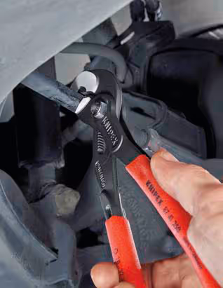 Cle ajustable avec effet cliquet knipex