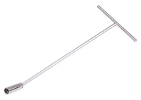 Clé bougie Magnétique 21mm en T longueur 385mm