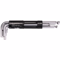 Cles males 6 pans extra tete spherique jeu de 8 cles