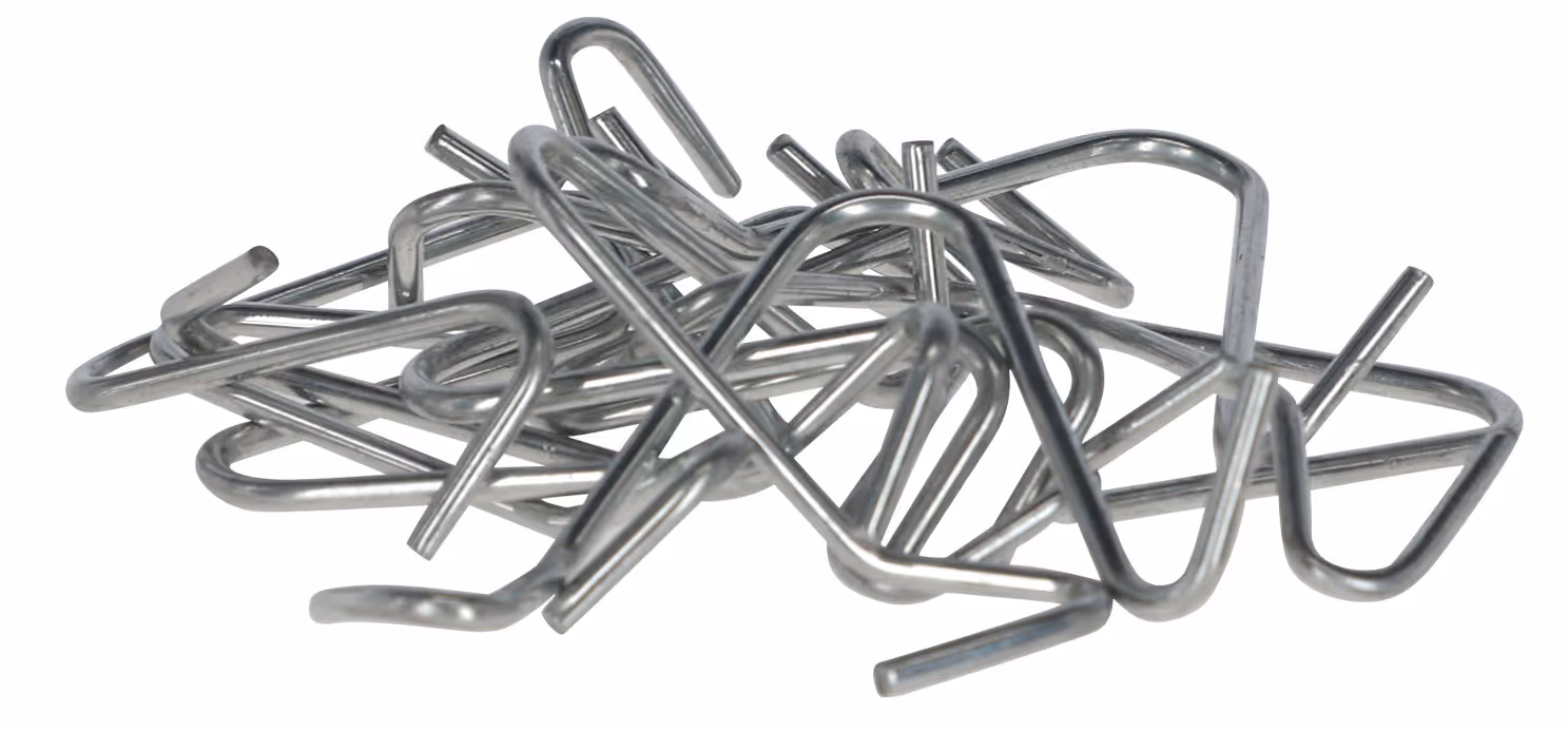 Clips de fixation T-Post zingué,sachet de 25pcs