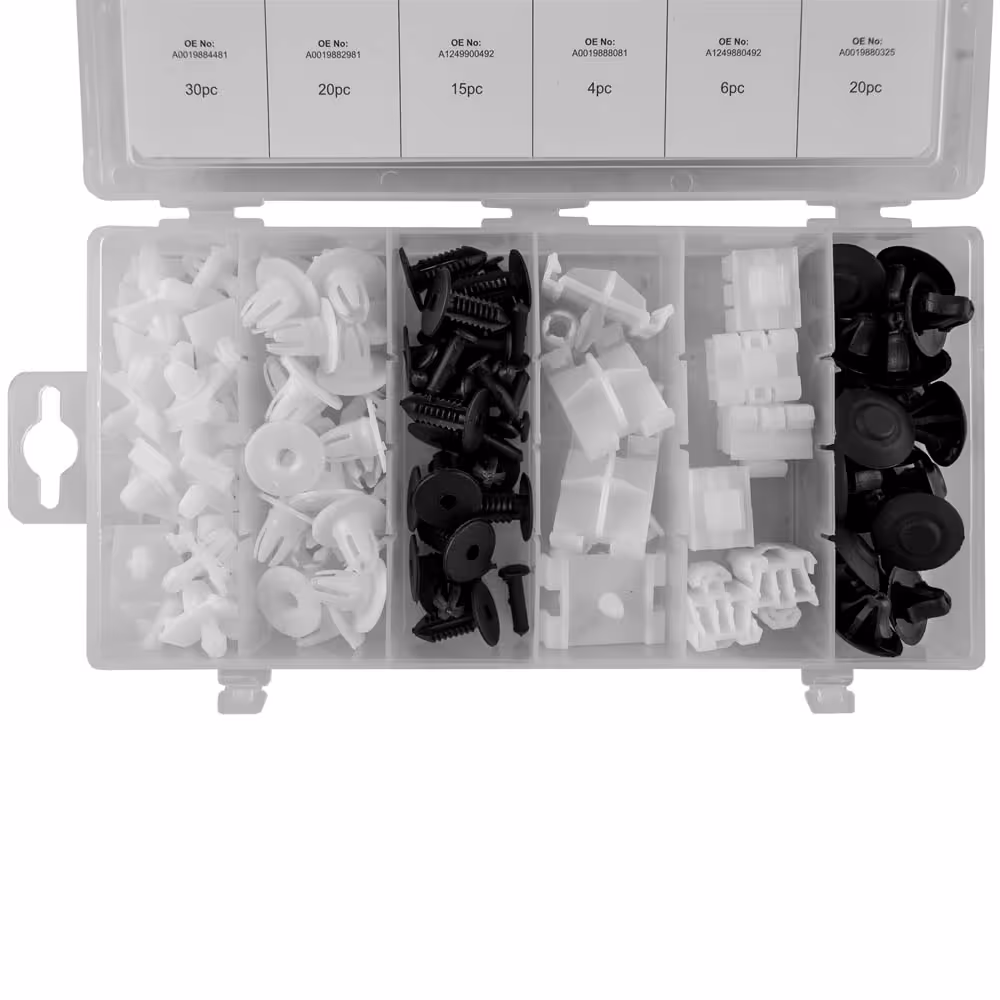 Clips en plastique coffret pour benz 95 pcs