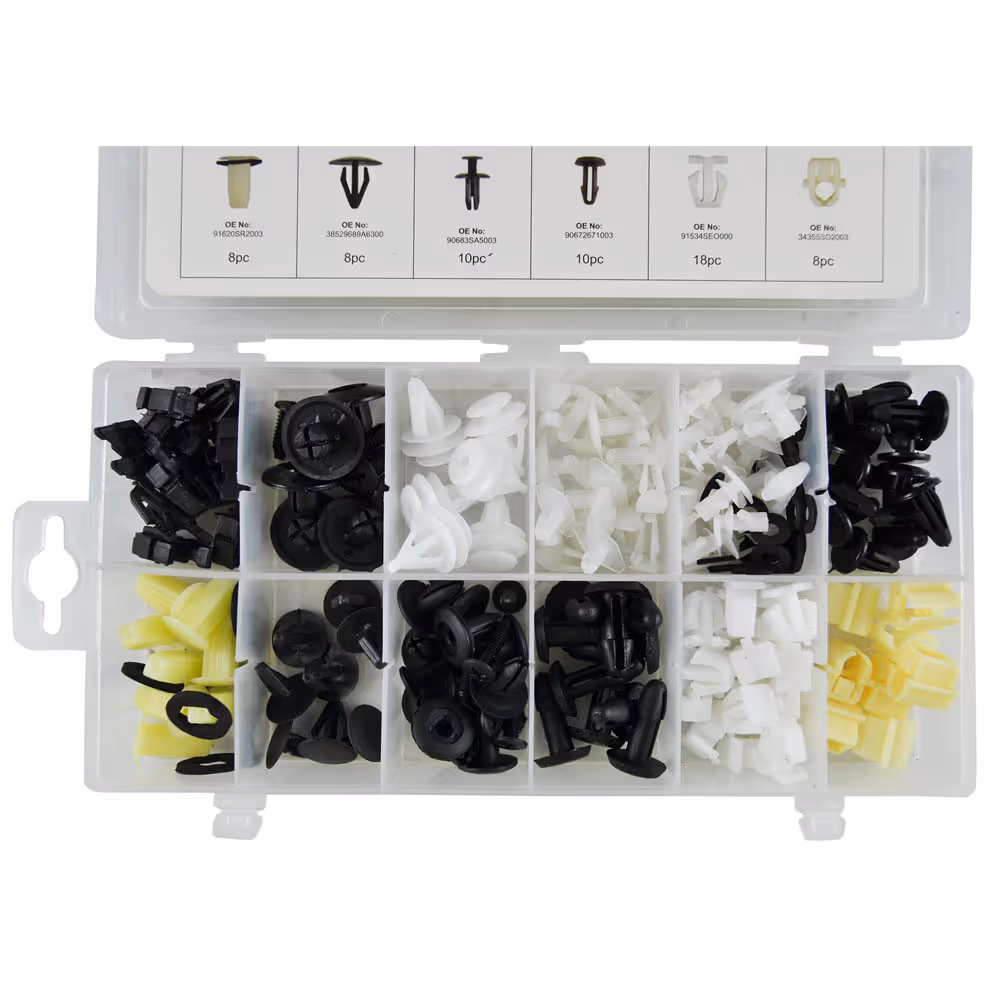 Clips en plastique coffret pour honda 150 pcs