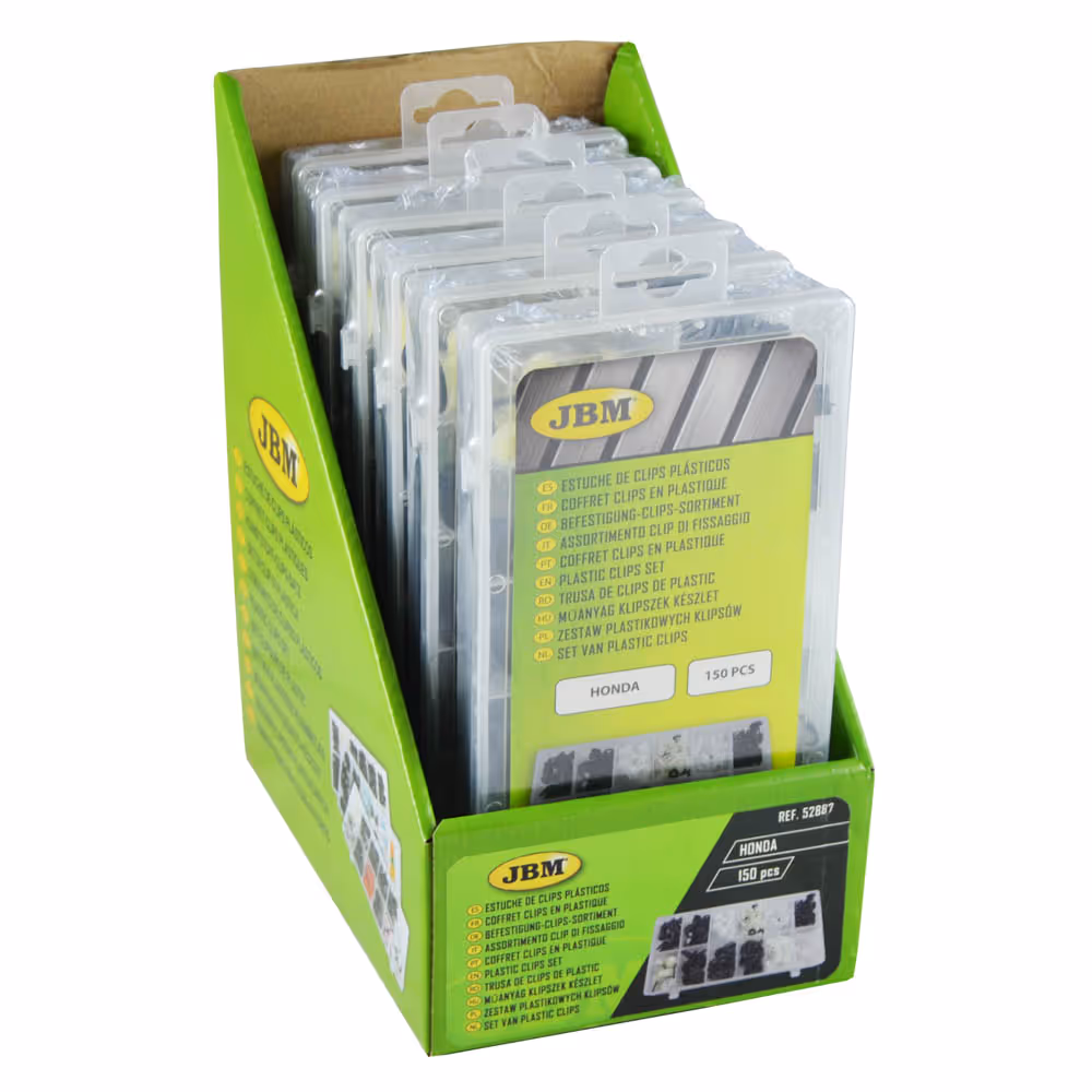 Clips en plastique coffret pour honda 150 pcs