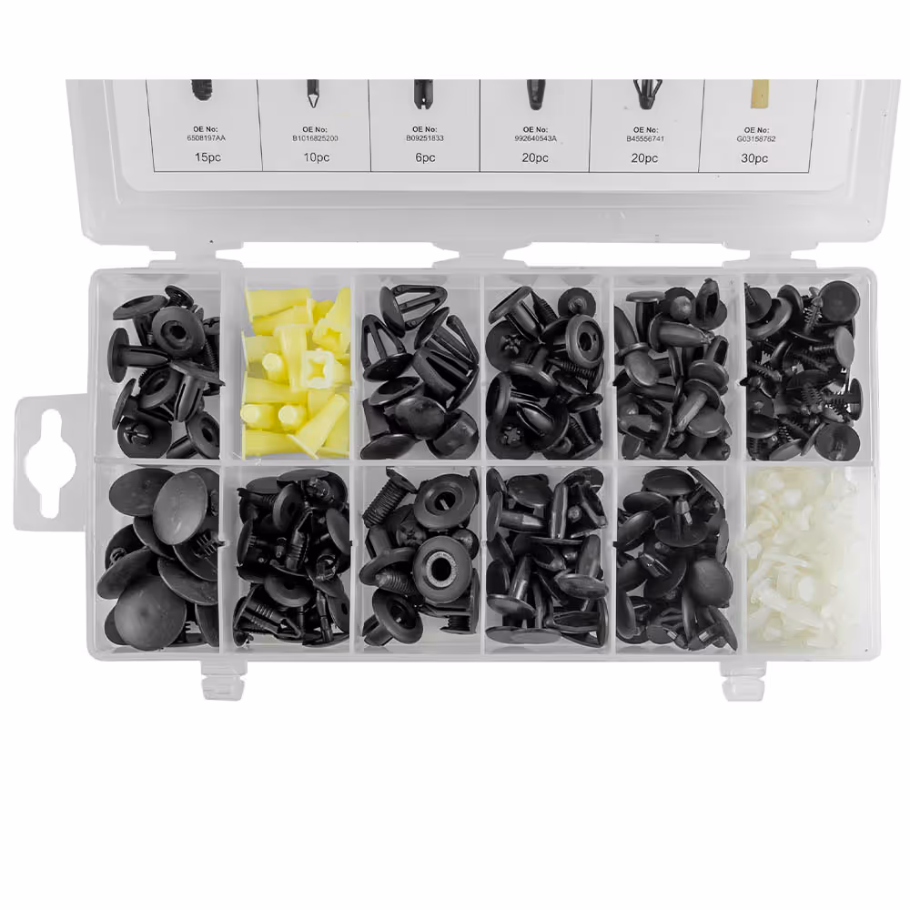 Clips en plastique coffret pour mazda 190 pcs
