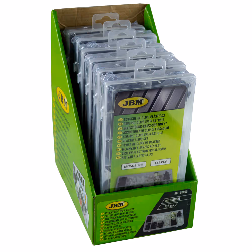 Clips en plastique coffret pour mitsubishi 132 pcs