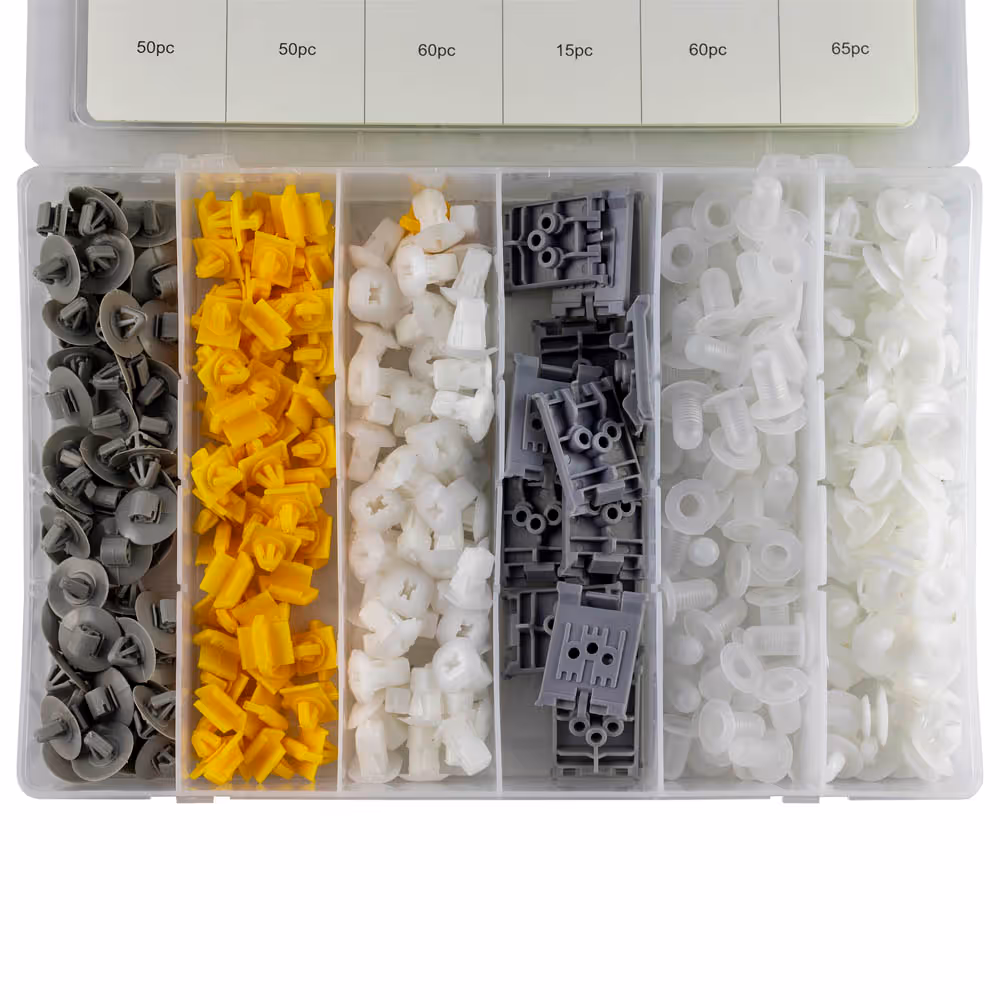 Clips en plastique coffret pour renault 300 pcs
