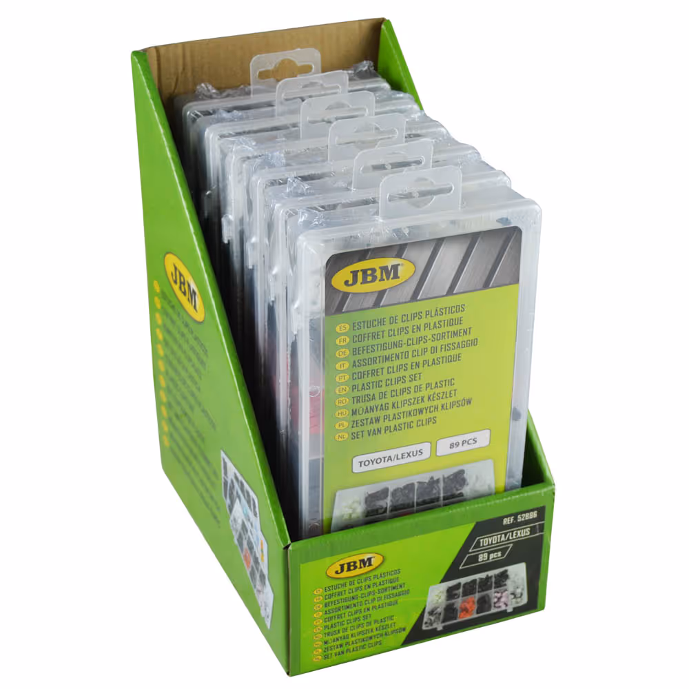 Clips en plastique coffret pour toyota / lexus 89 pcs