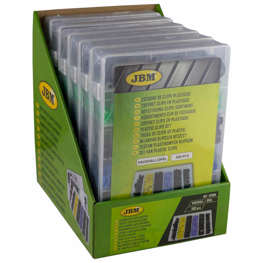 Clips en plastique coffret pour vauxhall / opel 300 pcs