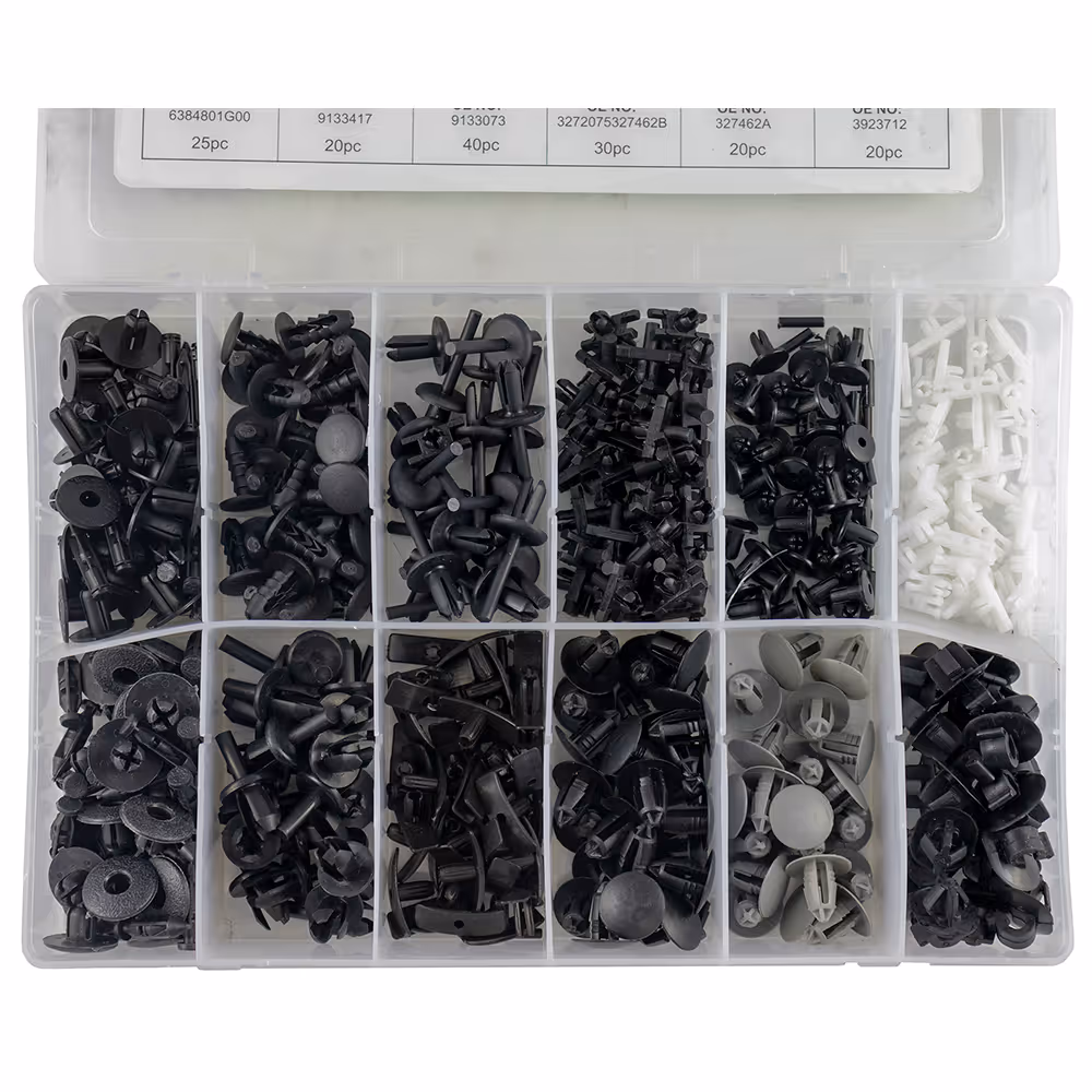 Clips en plastique coffret pour volvo 350 pcs