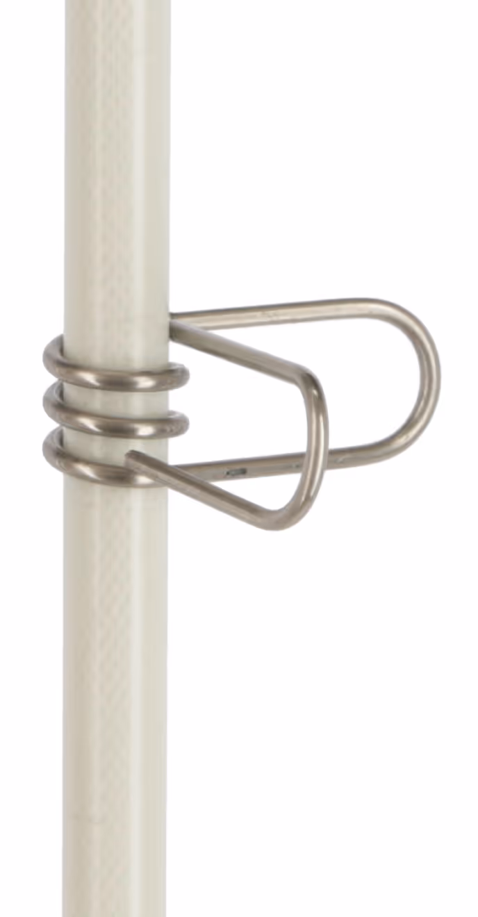 Clips métalliques inox, 10mm