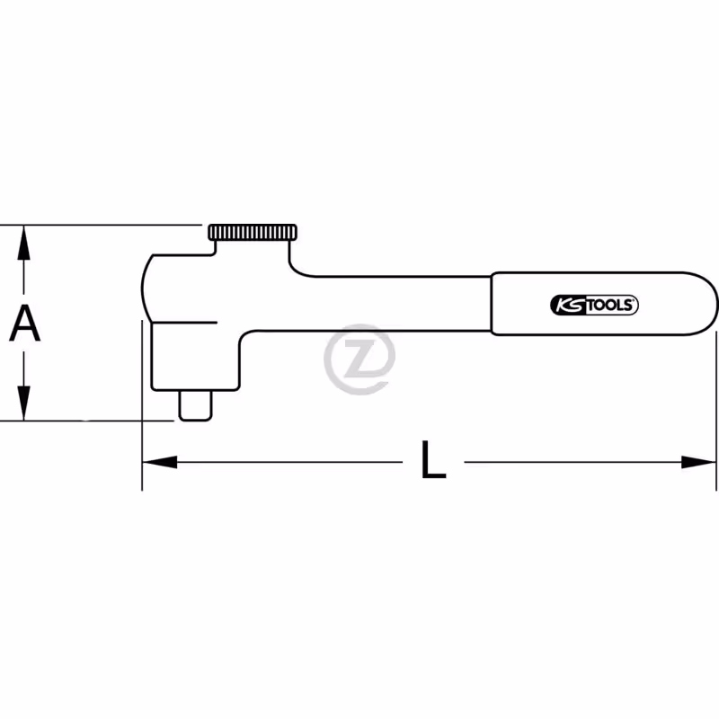 Cliquet isolé 1/2"", 5 - 35 Nm