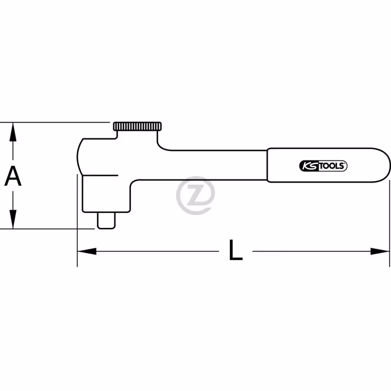 Cliquet isolé 1/4"", 32 dents