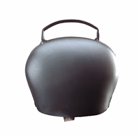 Cloche vache Black Blue - Ukal - Acier bombé 144mm