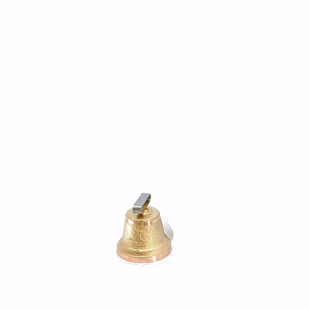 Cloche vache ronde n°8 - Ukal - Fonte de laiton