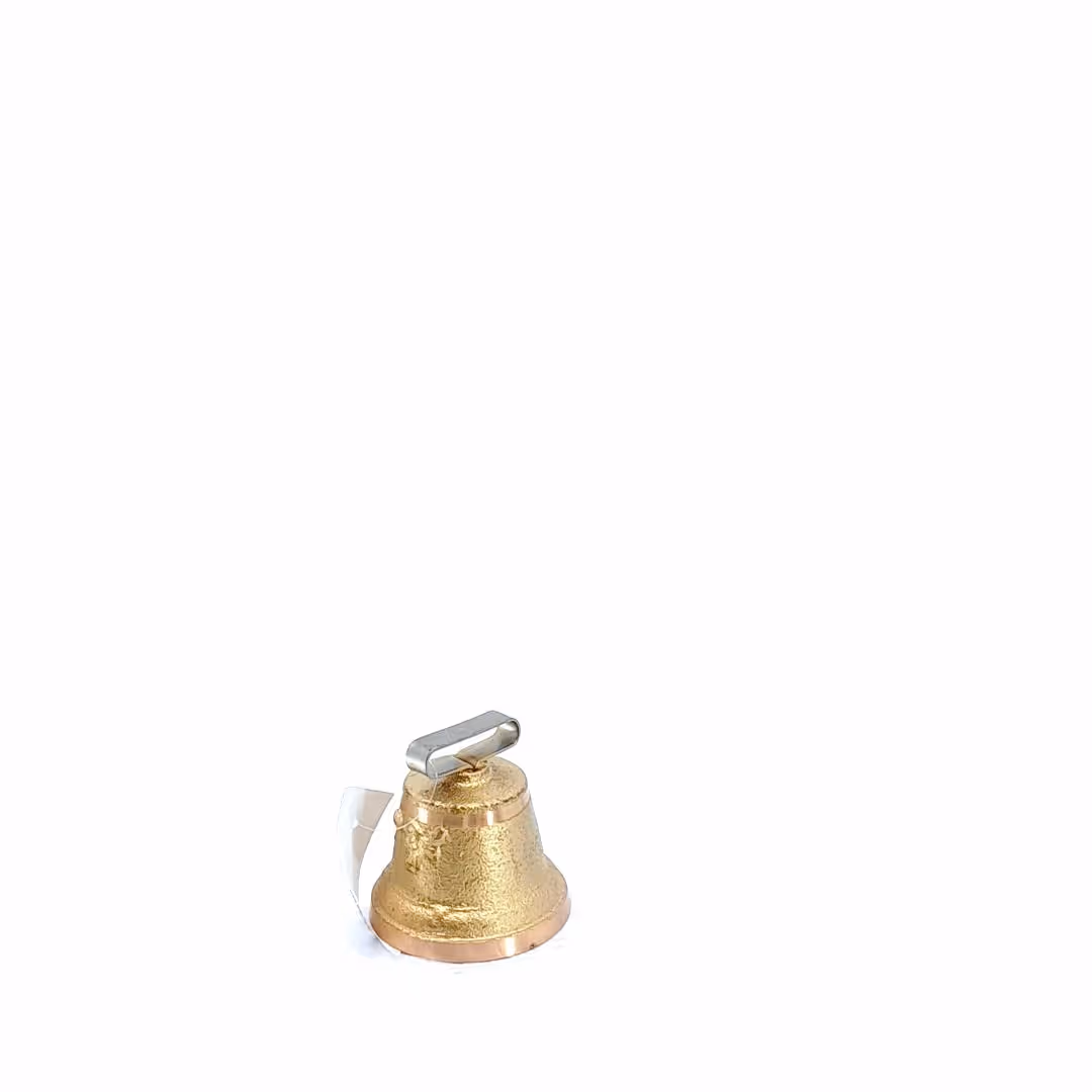 Cloche vache ronde n°8 - Ukal - Fonte de laiton
