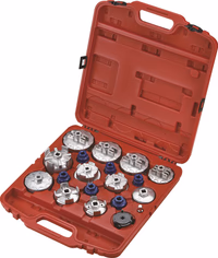 CLOCHES POUR FILTRE A HUILE EN ALUMINIUM 19PCS