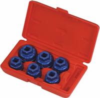 CLOCHES POUR FILTRE A HUILE EN ALUMINIUM 6PCS