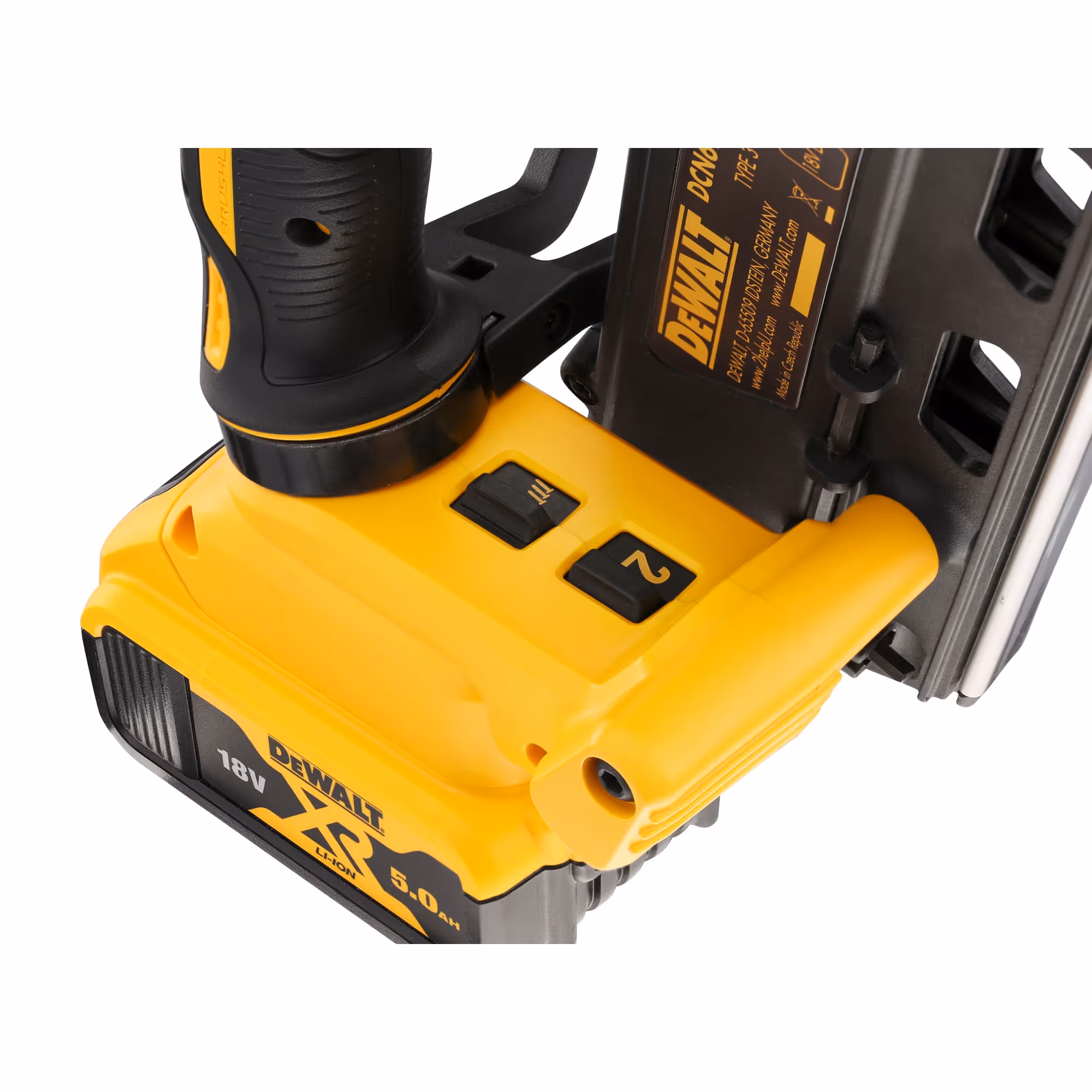 Cloueur de charpente XR 18V 5Ah Li-Ion Brushless avec batteries