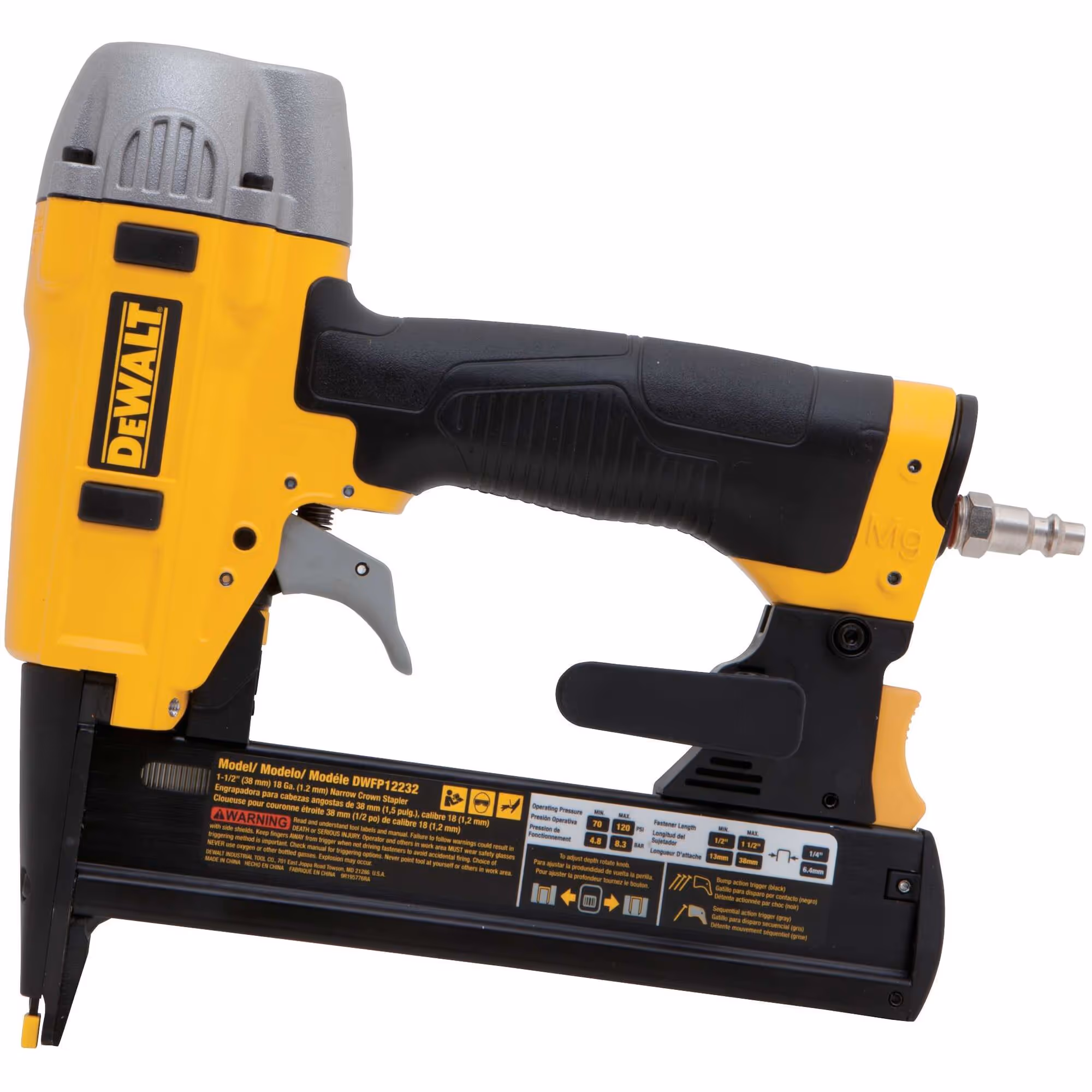 Cloueur pneumatique pointes brads 18Ga