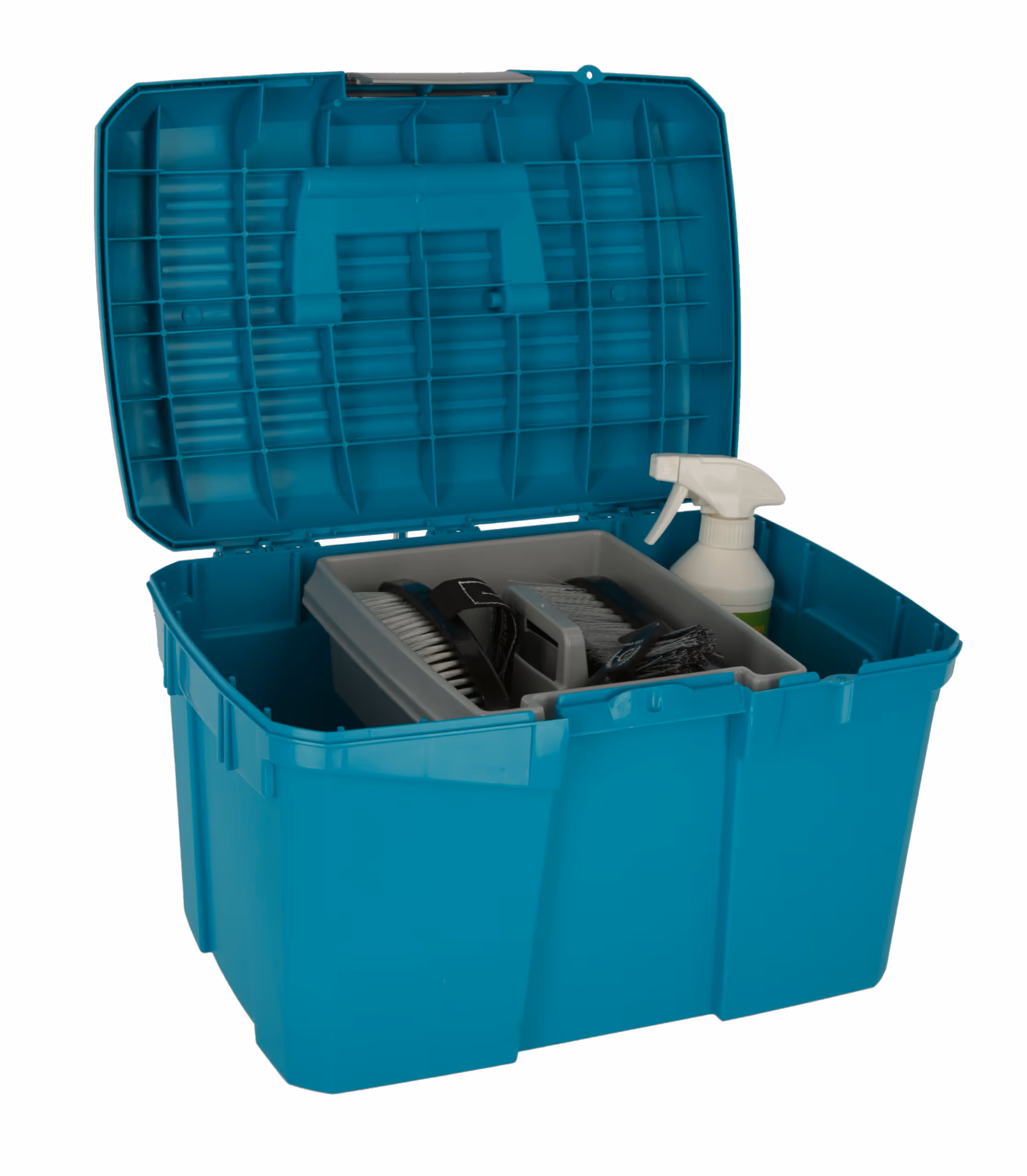 Coffre de pansage Siena bleu capri