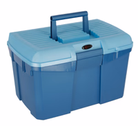 Coffre de pansage Siena marine/bleu clair