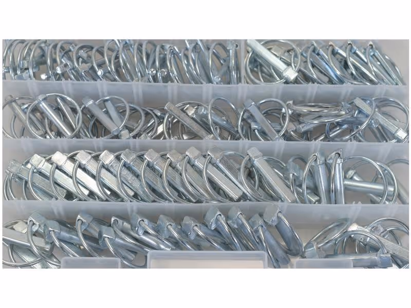 Coffret 120 pièces Goupille clip, 6, 8, 9, 10, 11mm