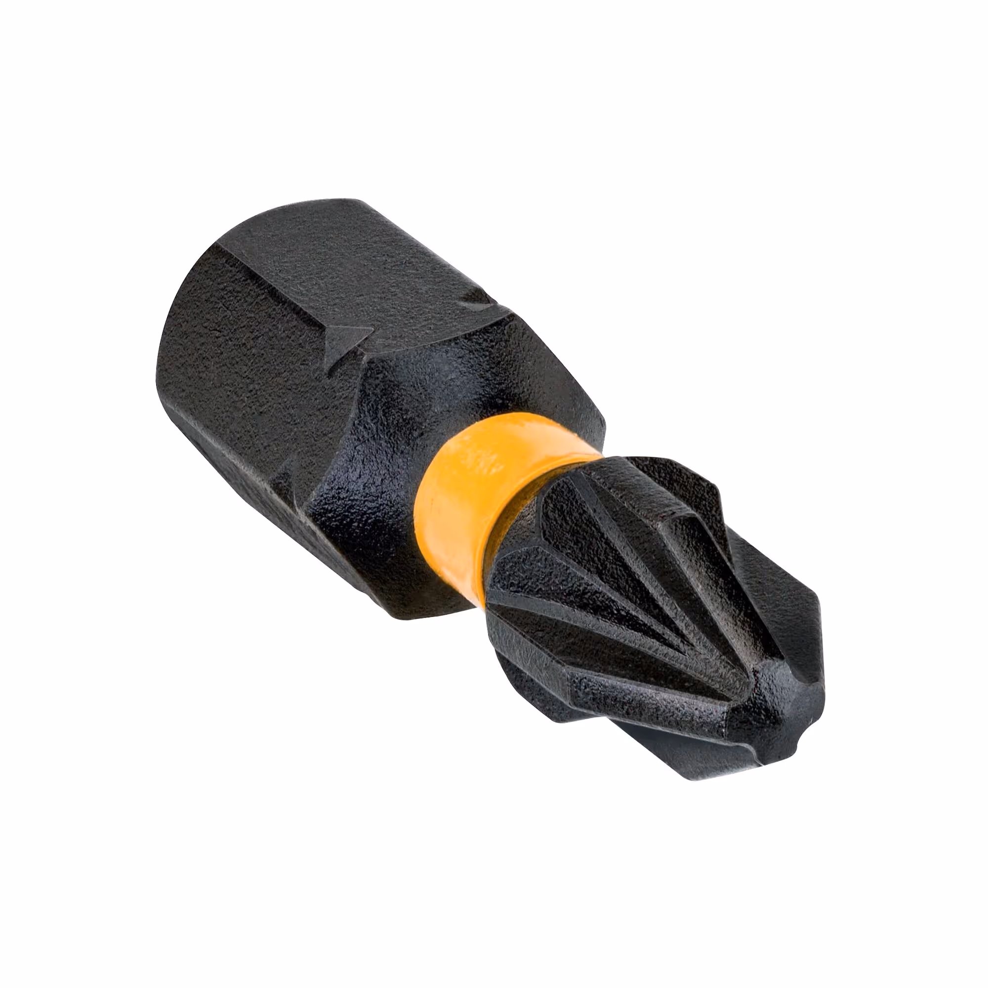 Coffret 14 pièces avec embouts de vissage impact-torsion 25 mm : PH1, PH2, PH3, PZ1, PZ2 x 3, PZ3, PL6, T20, T25, T30 + 2 porte-embouts magnétiques 85 mm et 125 mm