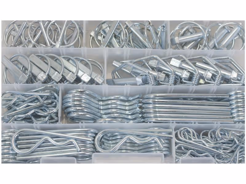 Coffret 159 pièces Clips & béta assorties