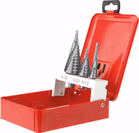 COFFRET 3 FORETS HSS ETAGE HSS COBALT TIALN D4 A 12-D4 A 20-D4 A 30MM