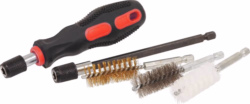 COFFRET 36 BROSSES INOX - NYLON - LAITON