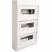 COFFRET 36 MODULES NU SS PORTE BLANC+FIXATION