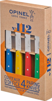 Coffret 4 couteaux office acidules opinel