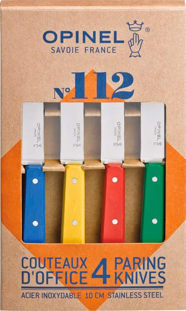 Coffret 4 couteaux office acidules opinel