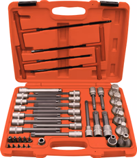 Coffret 41 douilles et embouts extra longs