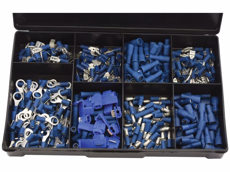 Coffret 430 pièces de cosses bleues