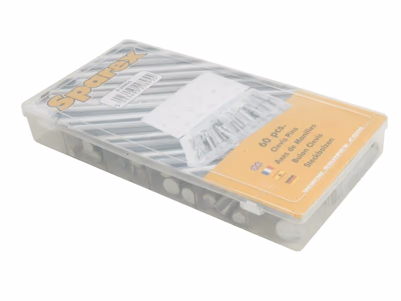 Coffret 60 pièces assortiment de axes de manilles