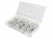 Coffret 60 pièces assortiment de axes de manilles