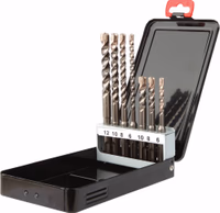 COFFRET 7 FORETS BETON BOOSTER 3 TAILLANTS COMPATIBLE SDS+ L110 Ø6-8-10 L160Ø6-8