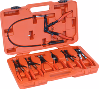 Coffret 7 pinces a collier de serrage