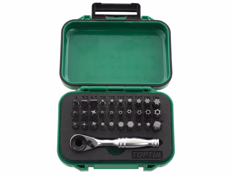 Coffret à cliquet 1/4'' (31 pièces)