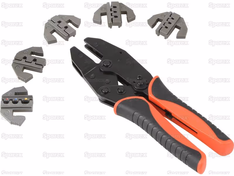 Coffret avec une pince à sertir et embouts interchangeables, Superseal, DT, 7 pièces
