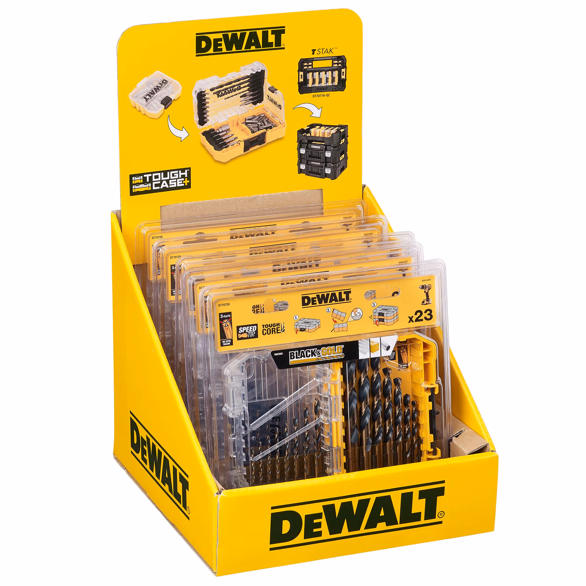 Coffret Black&Gold 23 pièces : 1 x 2 - 1,5 x 2 - 2 x 2 - 2,5 x 2 - 3 x 2 - 3,5 x 2 - 4 x 2 - 4,5 - 5 x 2, 6, 8, 9, 10 et 12 mm