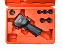 Coffret cle a chocs ut8123 ultra courte + 6 douilles