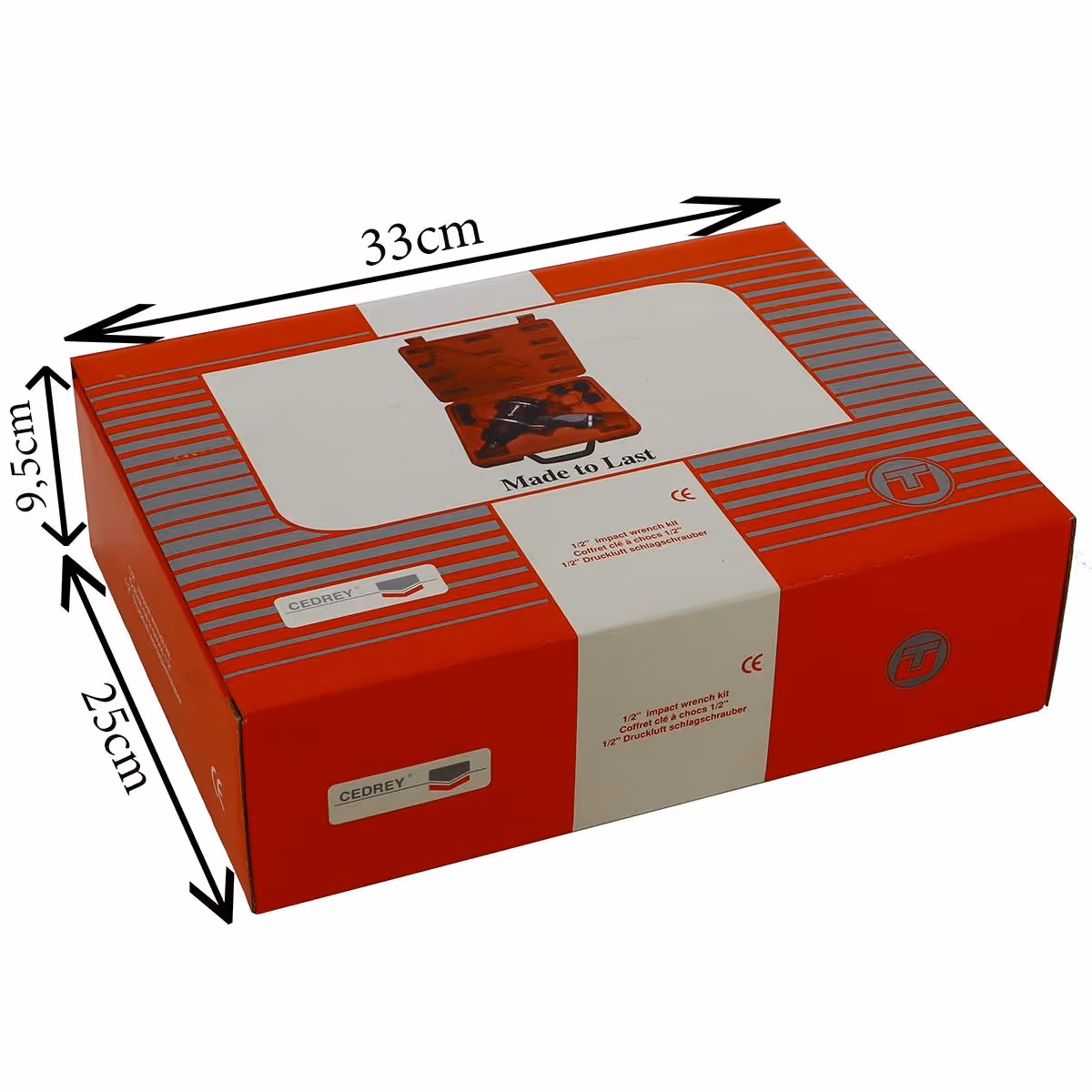Coffret cle a chocs ut8172 avec 5 douilles chocs