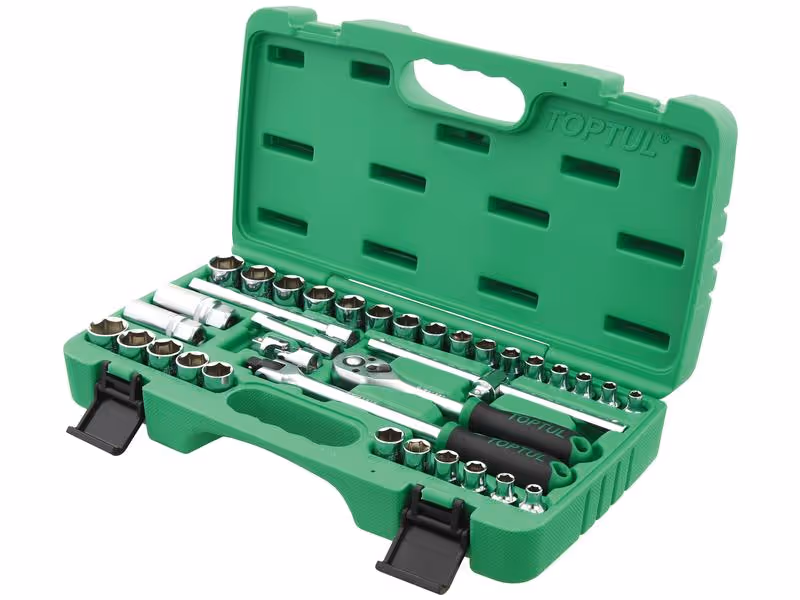 Coffret clé à douilles 3/8'' qualité professionnelle (35 pc. )