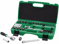 Coffret clé à douilles 3/8'' qualité professionnelle (35 pc. )