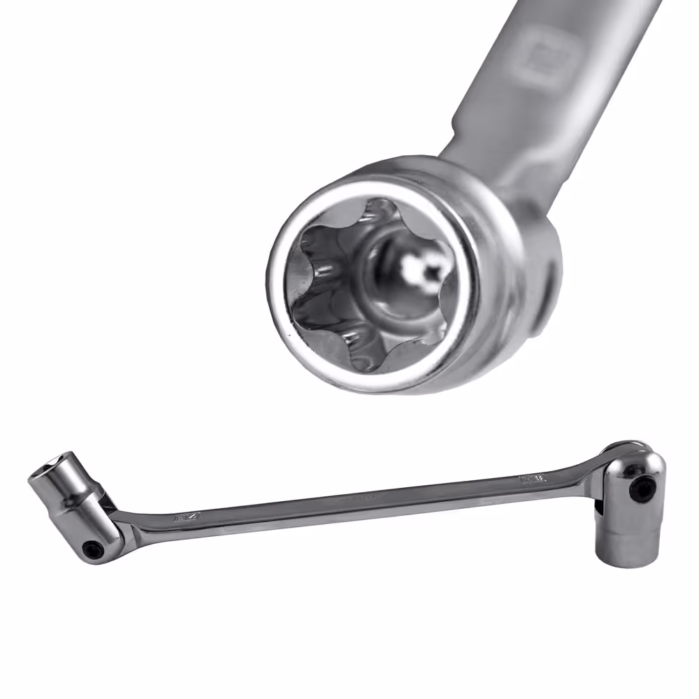 Coffret cles a douilles articulées 4 pièces torx