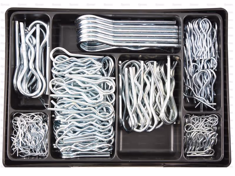 Coffret Compak de 356 pièces goupilles béta, 2 - 7 x 44 - 163mm