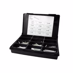 Coffret Compak de 510 pièces Goupilles fendues 2.5 - 8 x 20 - 63mm