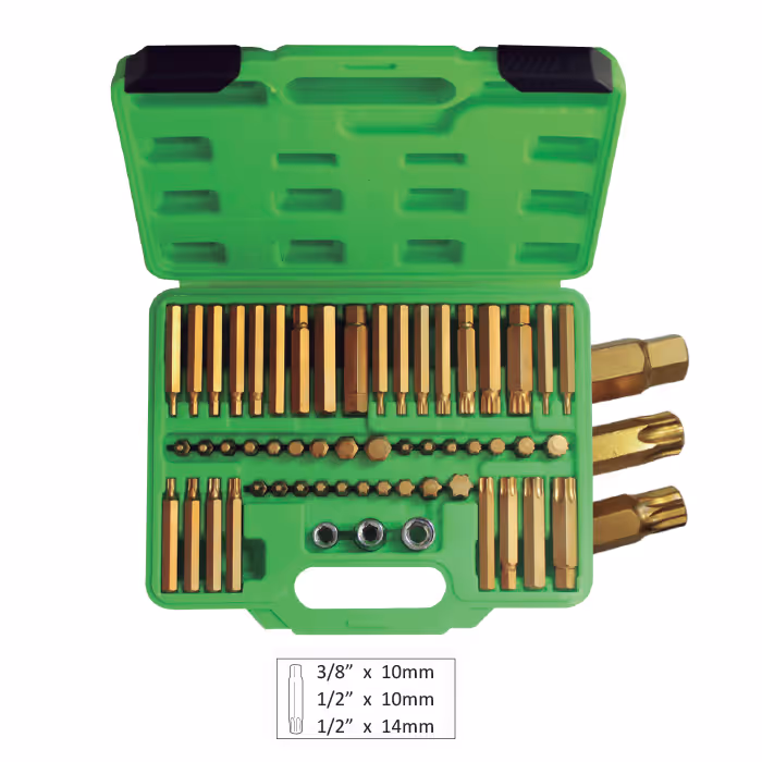Coffret d'embouts de vissage 55 pièces heavy duty